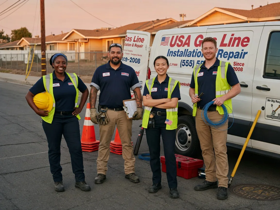 Gas Line Installation company in Wimbledon, ND